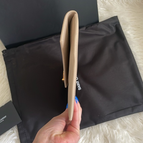 YSL Uptown Beige Pouch - Picture 9 of 16